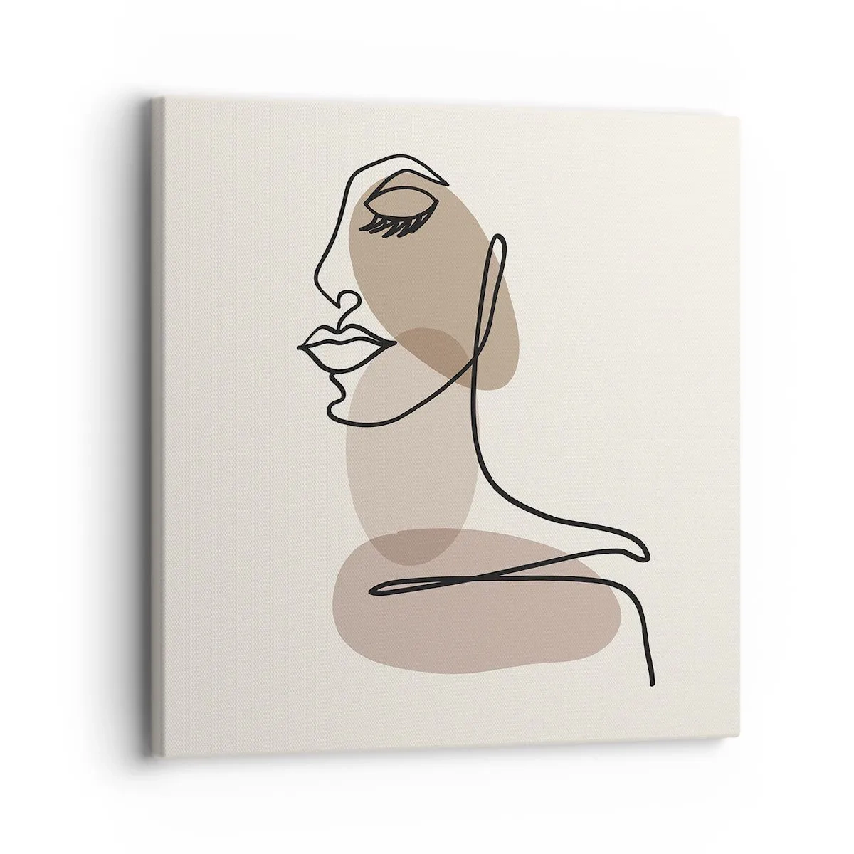 Canvastavla - Bild på duk - Lyssnar på sig själv - 30x30 cm