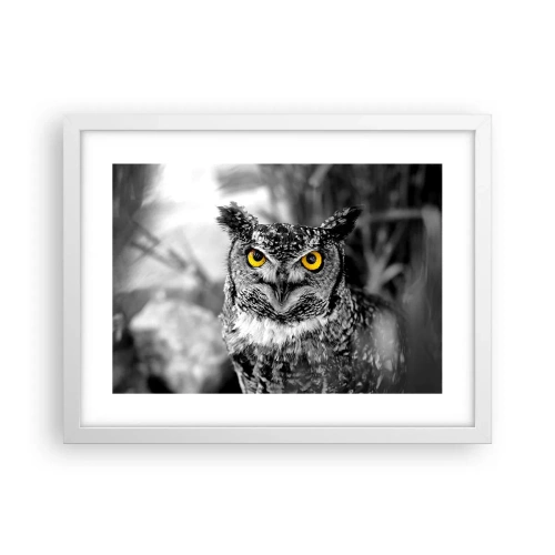 Affisch i vit ram - Inget kommer undan - 40x30 cm