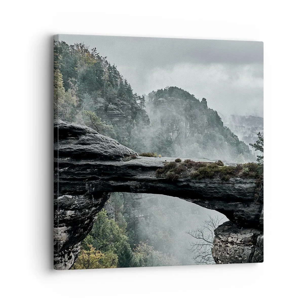 Canvastavla - Bild på duk - Äventyret är på väg att börja - 30x30 cm