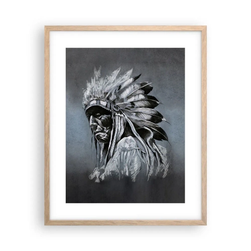 Affisch i ram av ljusek - Tillbaka till rötterna - 40x50 cm