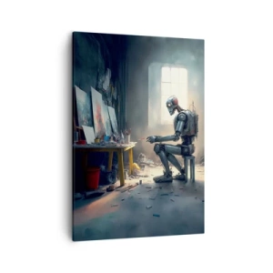 Canvastavla - Bild på duk - Den skapande handlingen - 50x70 cm