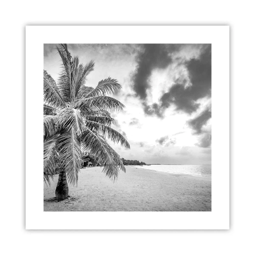 Affisch - När du längtar efter ensamheten... - 40x40 cm