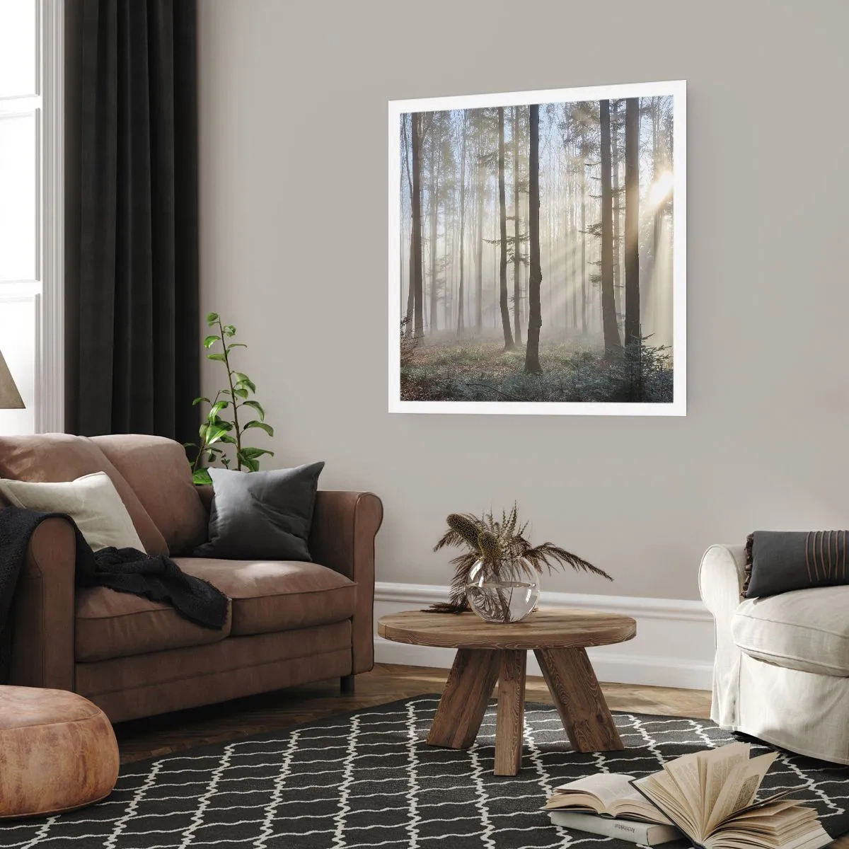 Affisch - Dimman är också vaken - 30x30 cm