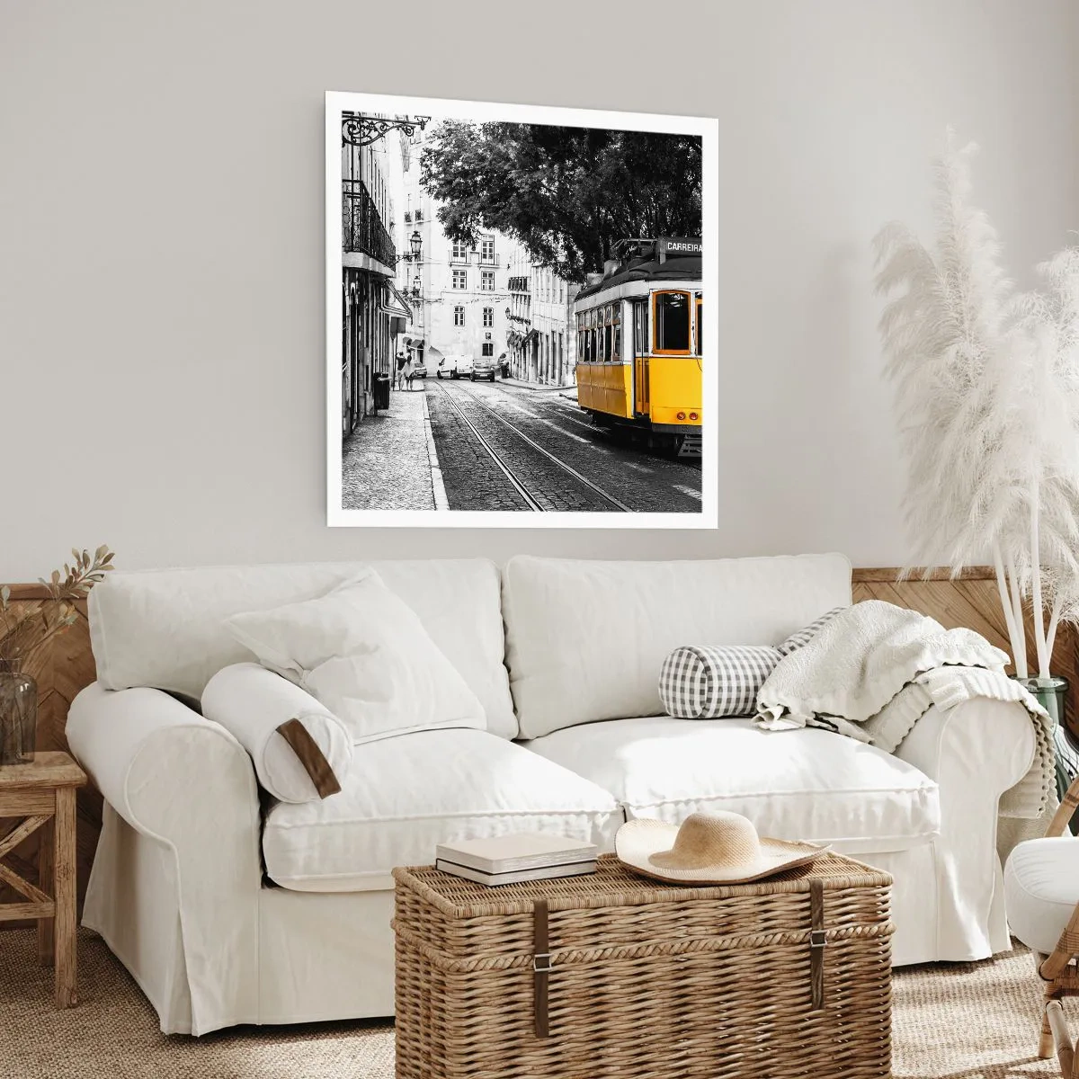 Affisch - Och en fado i bakgrunden - 30x30 cm