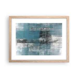 Affisch i ram av ljusek - Vatten och luft - 40x30 cm