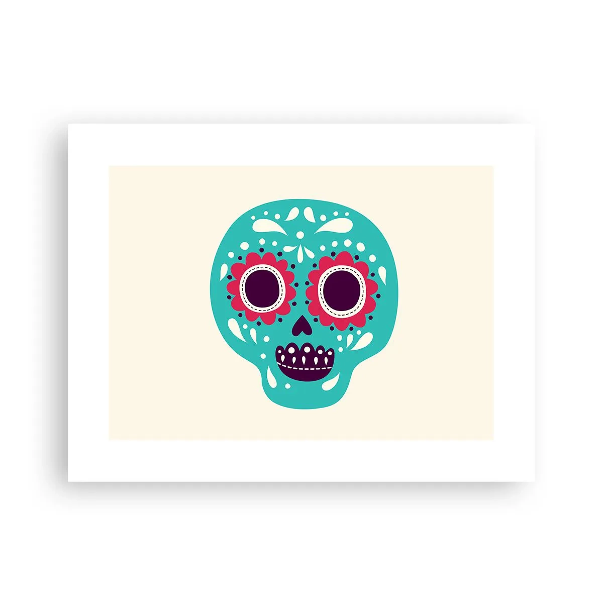 Affisch - Livet - nöje till döden - 40x30 cm