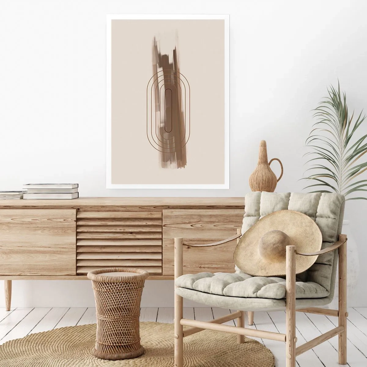 Affisch - Grå blåst - 61x91 cm