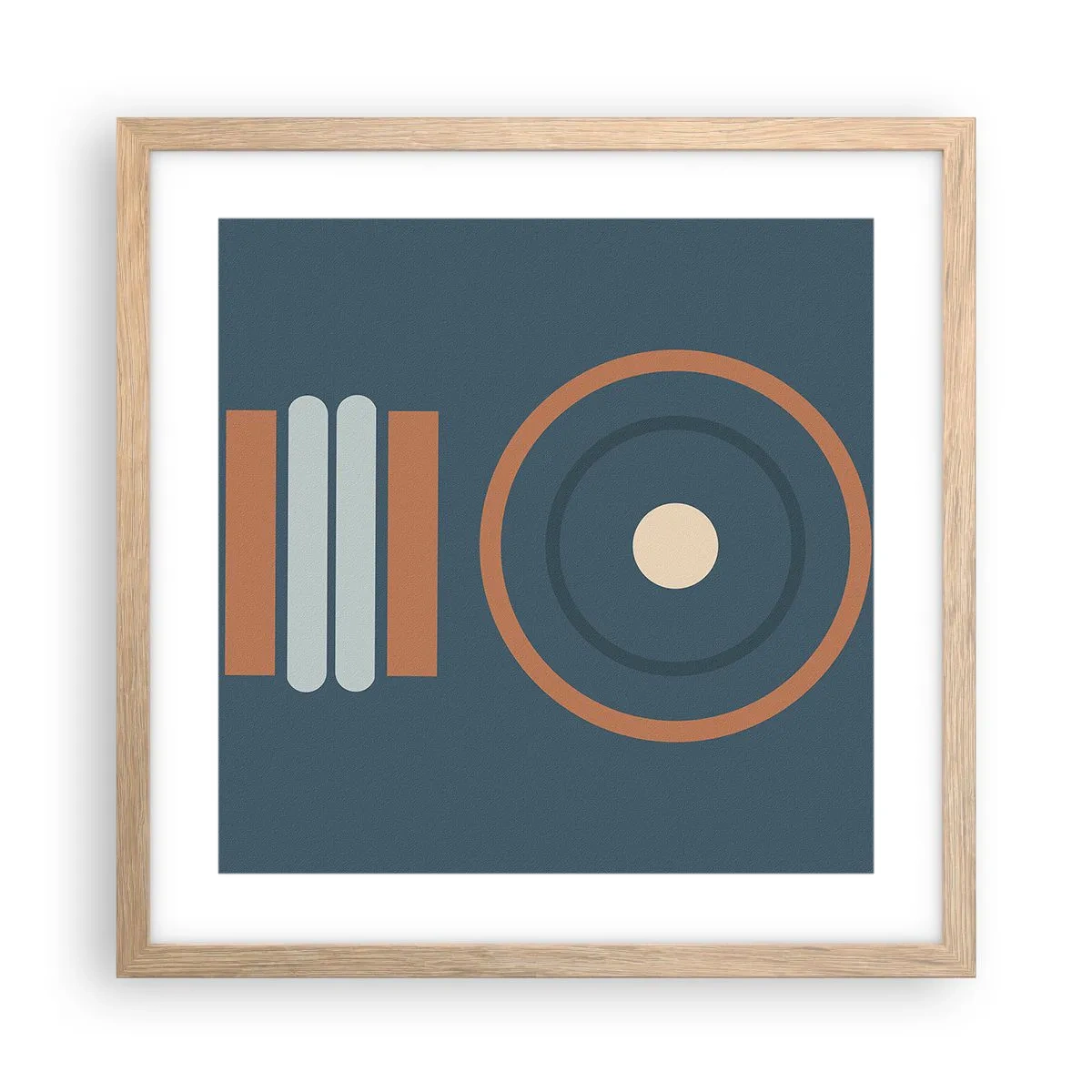 Affisch i ram av ljusek - Sakens kärna - 40x40 cm