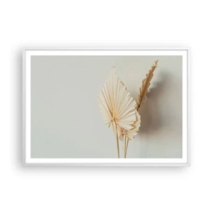 Affisch i vit ram - När du behöver stillhet - 100x70 cm