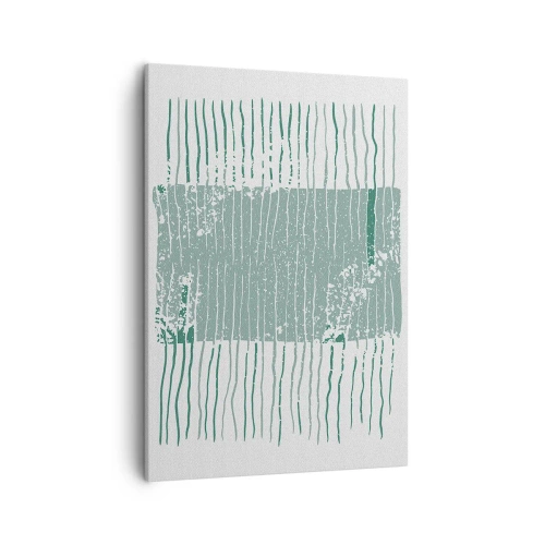 Canvastavla - Bild på duk - Marin abstraktion - 50x70 cm