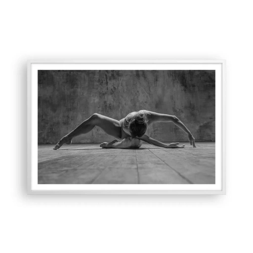 Affisch i vit ram - Upphittad symmetri - 91x61 cm