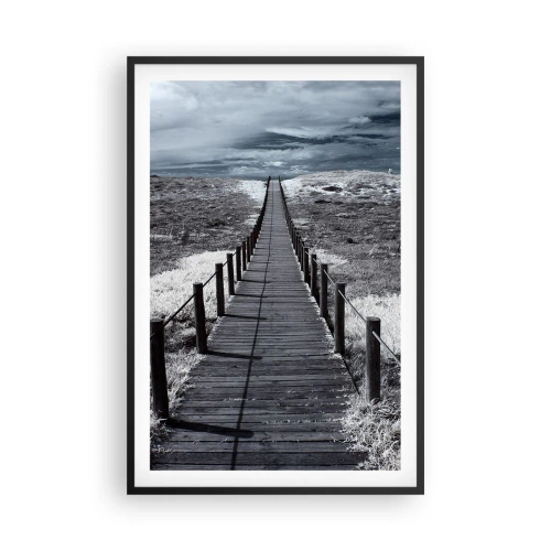 Affisch i svart ram - Precis vid kusten - 61x91 cm