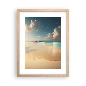 Affisch i ram av ljusek - En drömlik dag - 30x40 cm