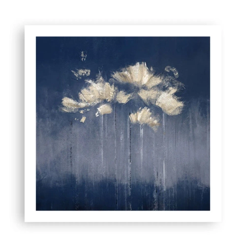 Affisch - Som kronblad i vinden - 60x60 cm