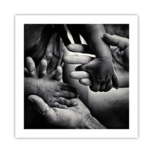 Affisch - Att vara människa - 50x50 cm