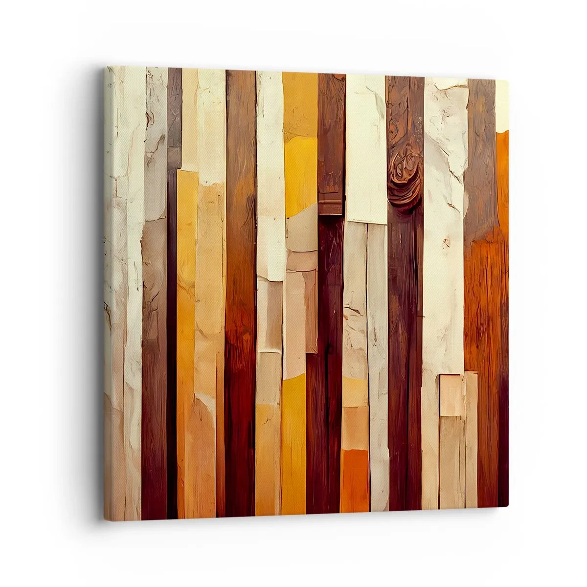 Canvastavla - Bild på duk - Hymn av skogens träd - 30x30 cm
