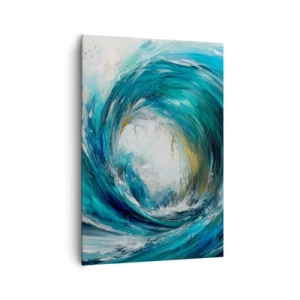 Canvastavla - Bild på duk - Havsportal - 70x100 cm