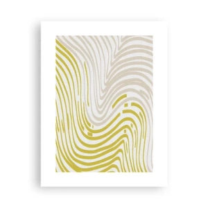 Affisch - Komposition med en mjuk böjning - 30x40 cm