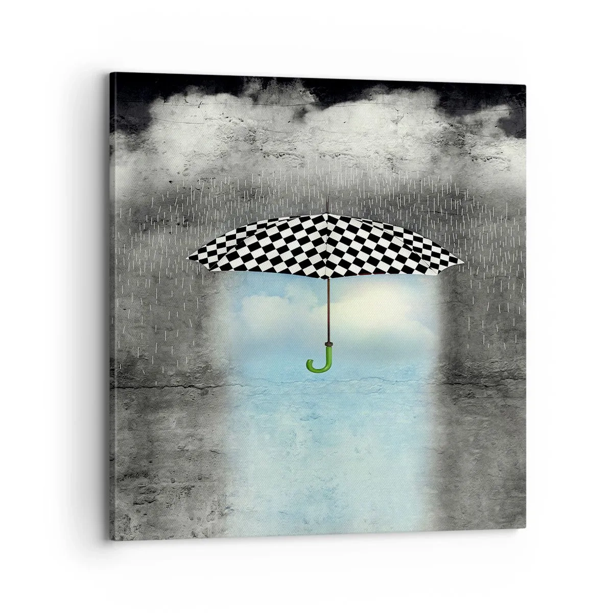 Canvastavla - Bild på duk - Det är möjligt trots allt - 70x70 cm