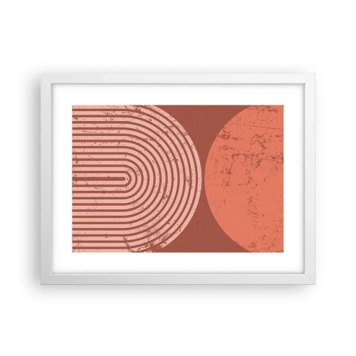 Affisch i vit ram - Nära relation - 40x30 cm