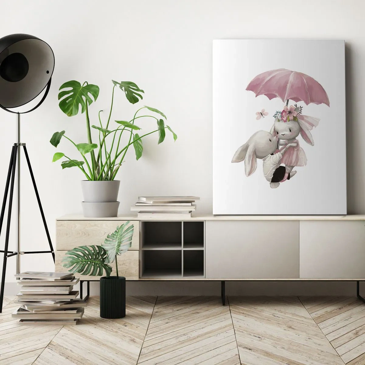 Canvastavla - Bild på duk - Det är just kärlek - 50x70 cm