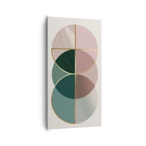 Canvastavla - Bild på duk - Hjul efter hjul... - 65x120 cm