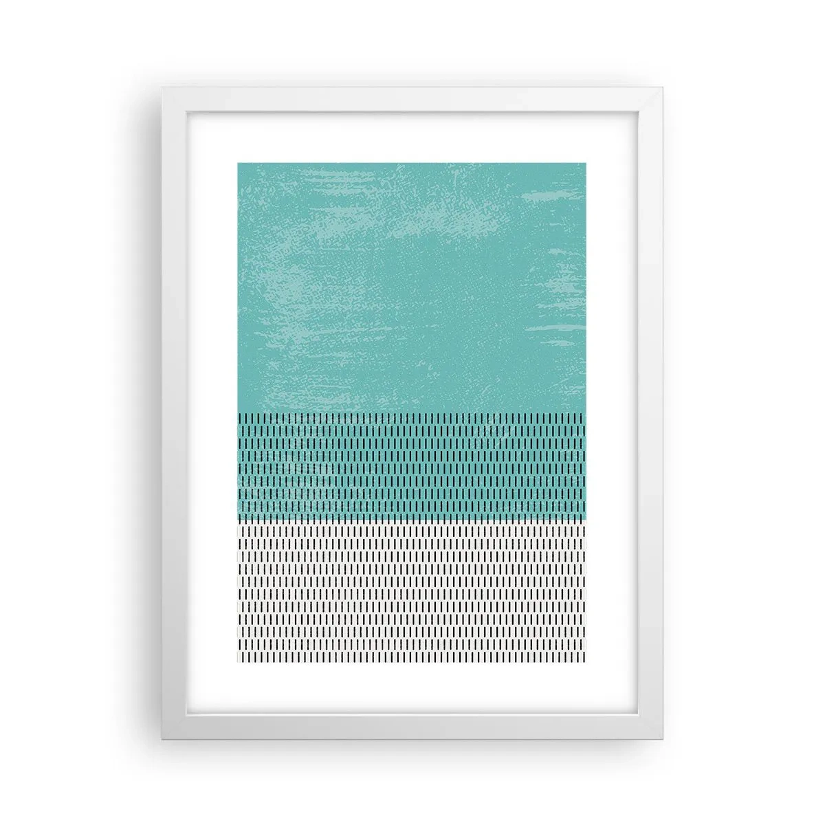 Affisch i vit ram - Balanserad komposition - 30x40 cm