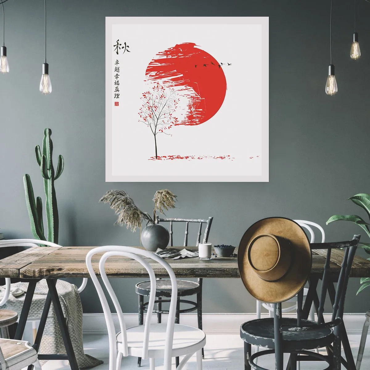 Affisch - Känner du igen det här landet? - 40x40 cm