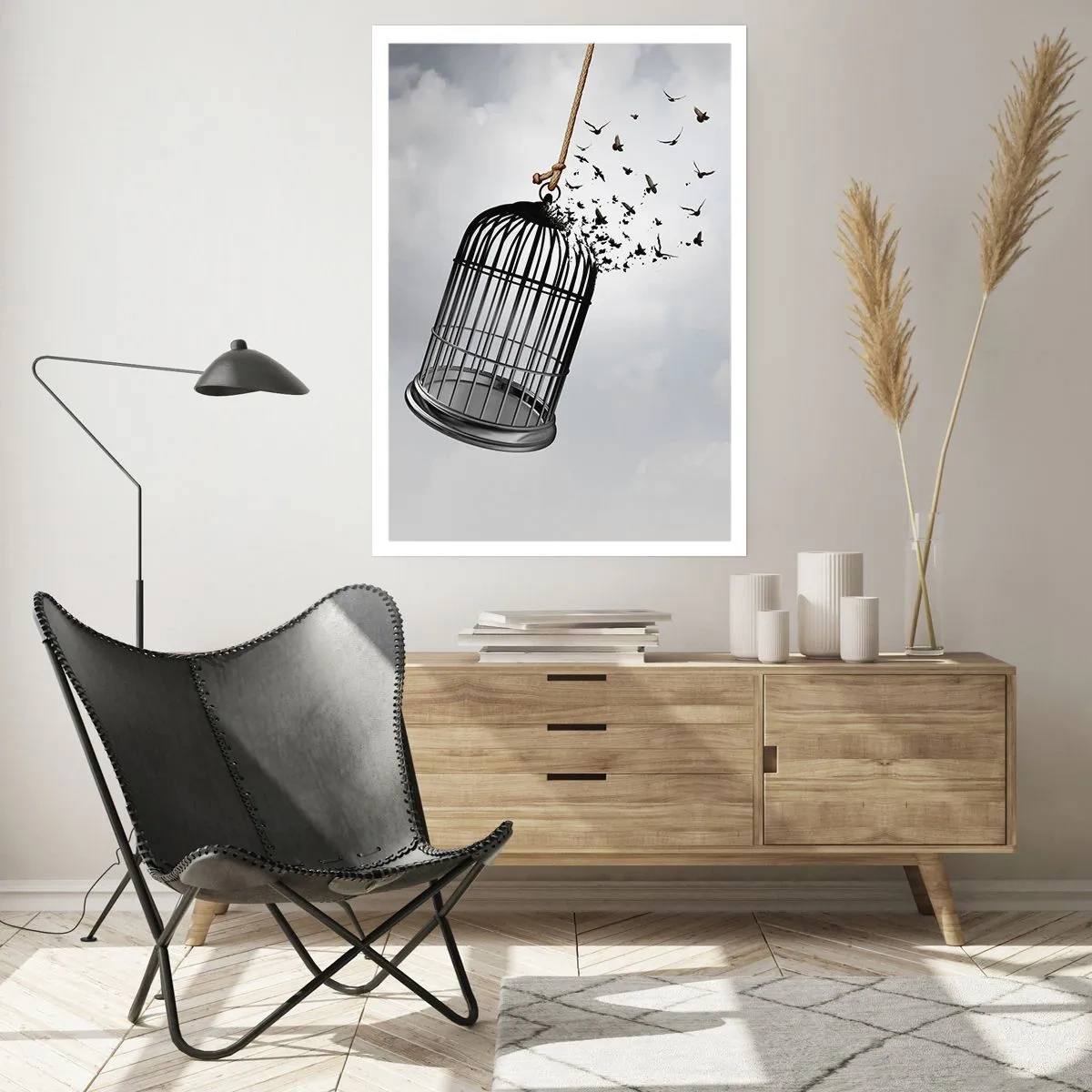 Affisch - Tro...Hopp...Frihet! - 70x100 cm