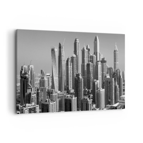 Canvastavla - Bild på duk - Stad över öknen - 120x80 cm