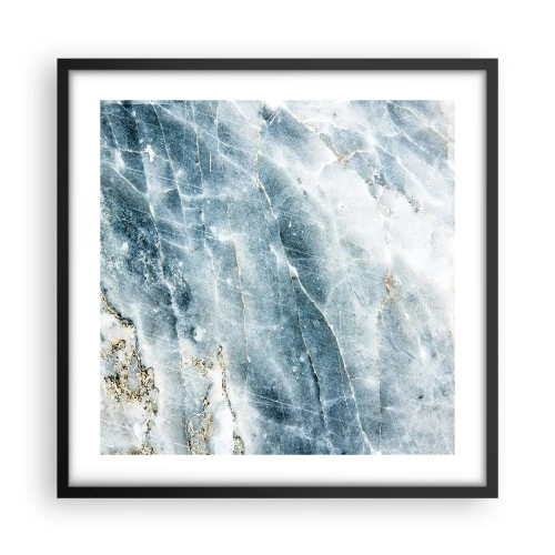 Affisch i svart ram - Isvärld - 50x50 cm