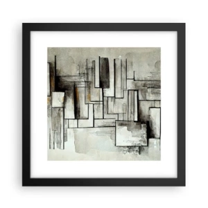Affisch i svart ram - Kraften i enkelhet - 30x30 cm