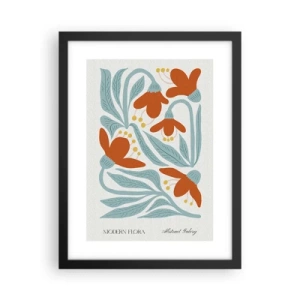 Affisch i svart ram - Mot jorden, mot solen - 30x40 cm