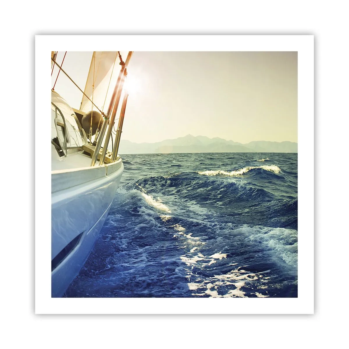 Affisch - Mot äventyret - 60x60 cm