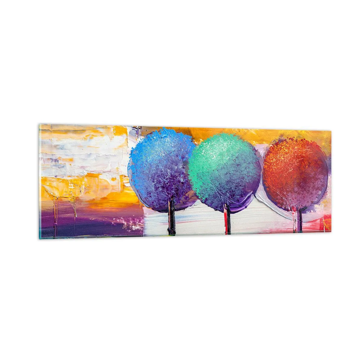 Glastavla - Bild på glas - Tredje gången gillt - 90x30 cm