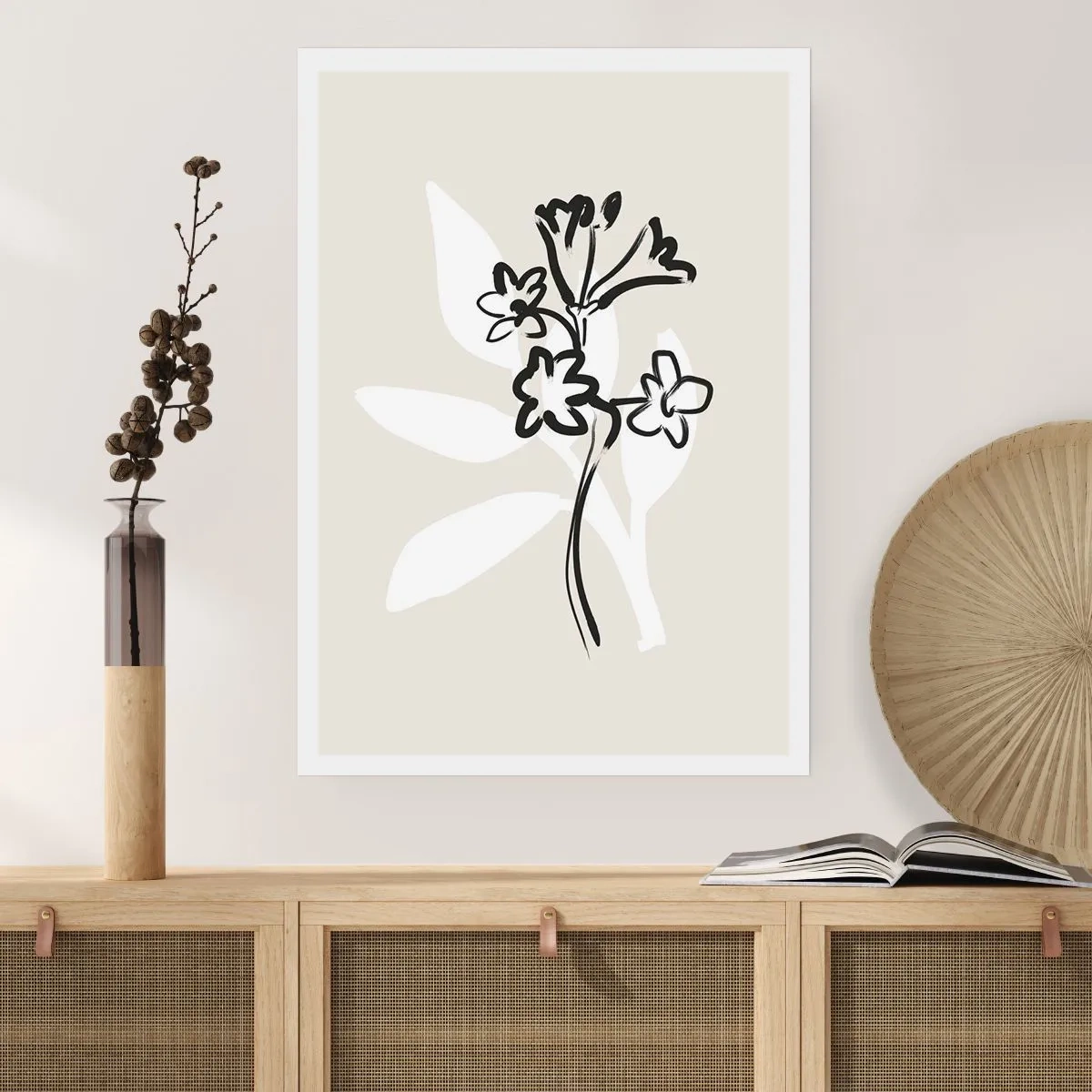 Affisch - Skiss till ett herbarium - 30x40 cm