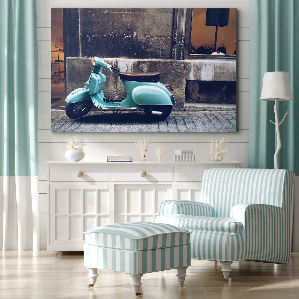 Canvastavla - Bild på duk - Oförglömliga stämningar - 120x80 cm