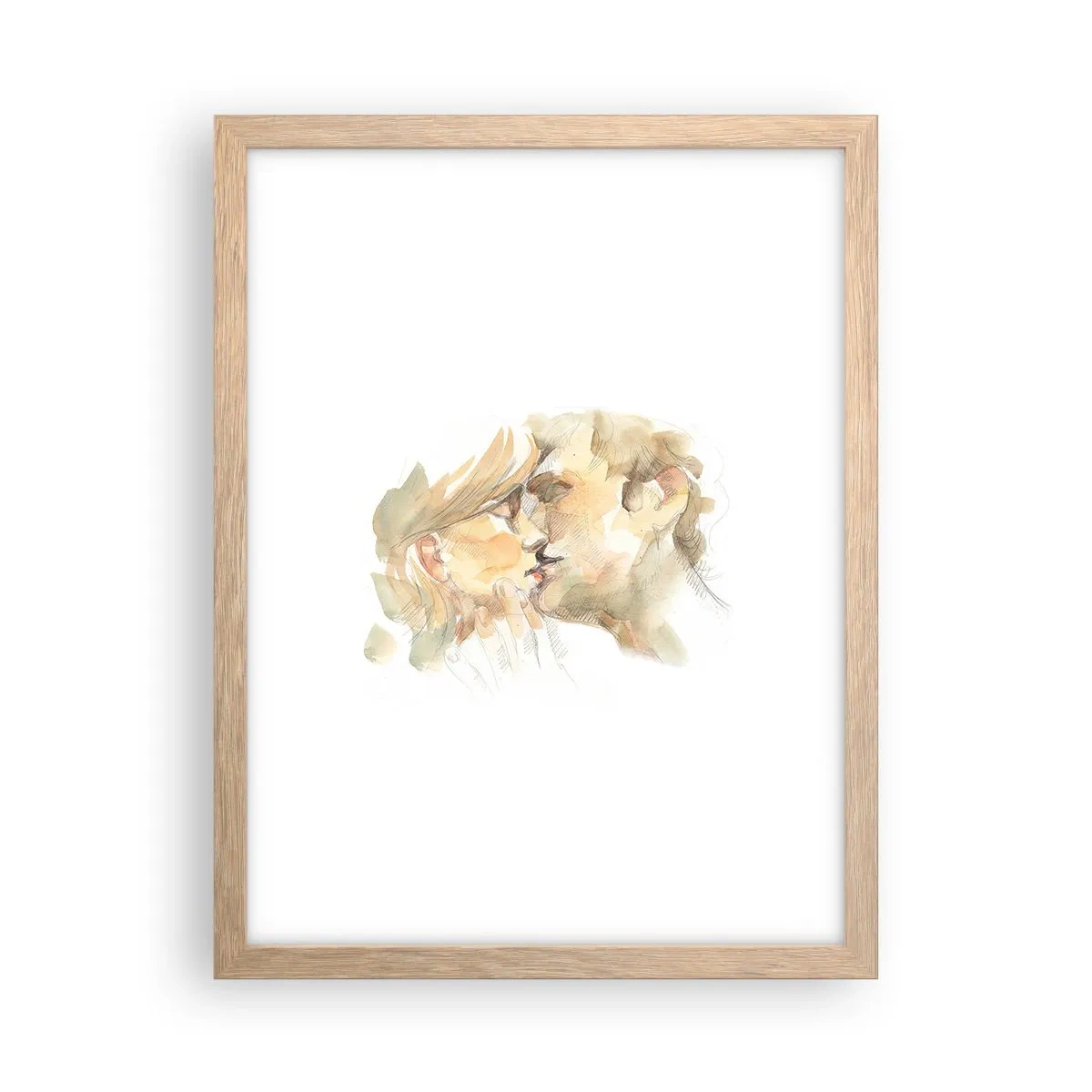 Affisch i ram av ljusek - Upphittad hälft? - 30x40 cm