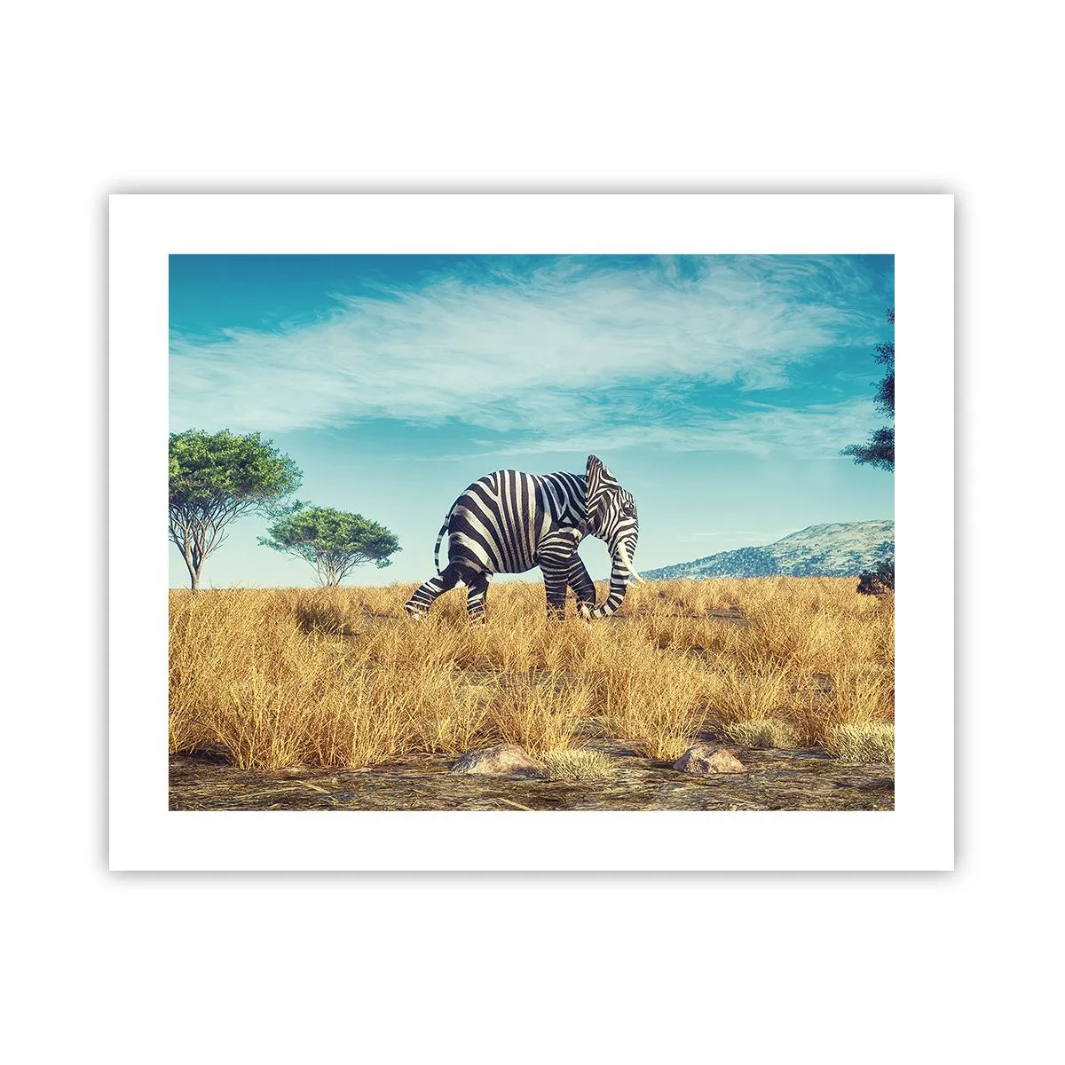 Affisch - Grått är ute - 50x40 cm