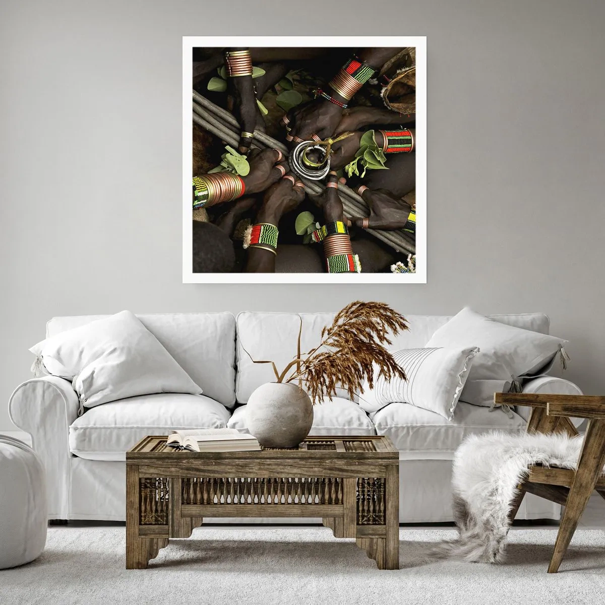 Affisch - Vi är tillsammans - 60x60 cm