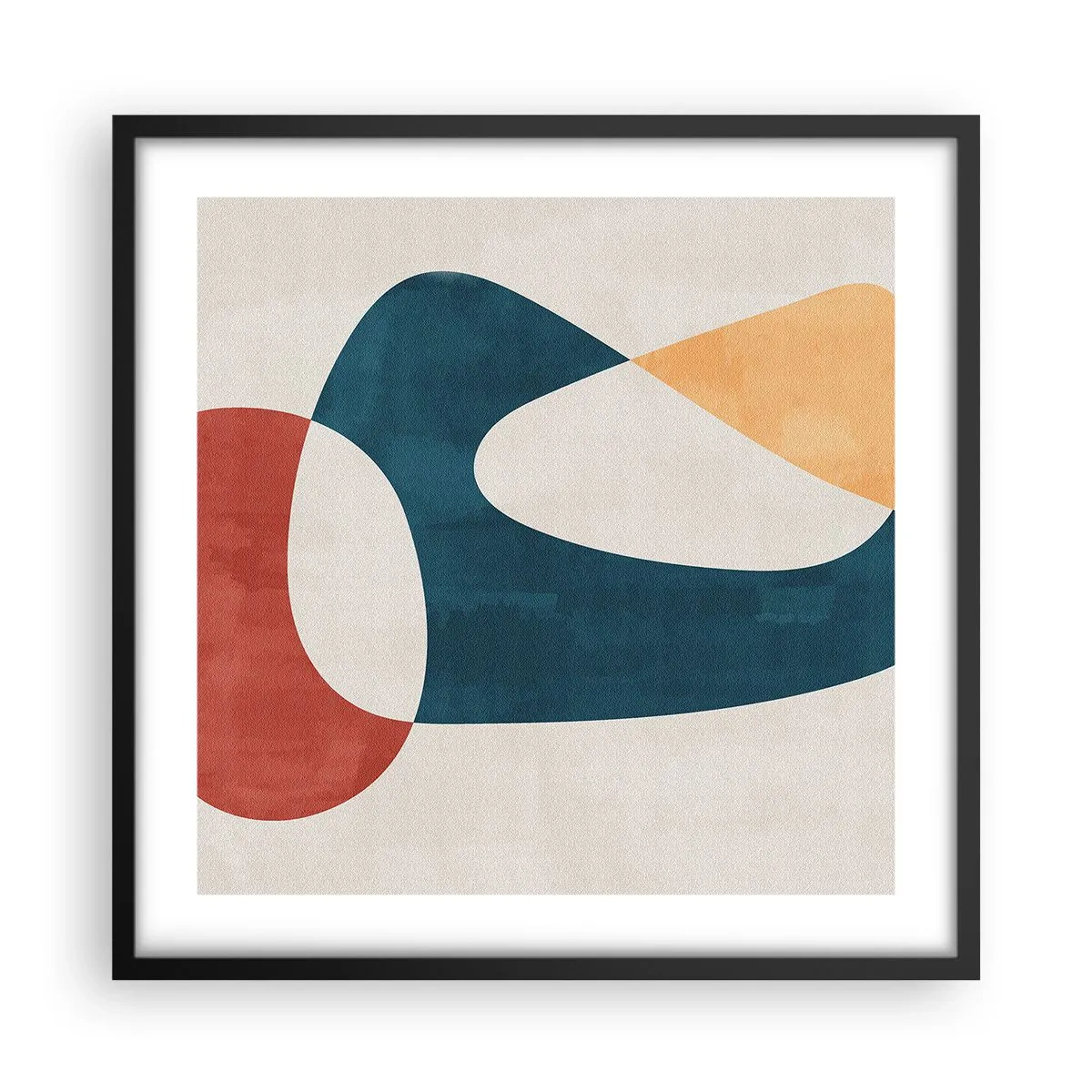 Affisch i svart ram - Influenser och metamorfoser - 50x50 cm