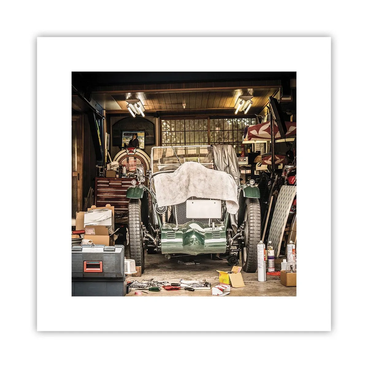 Affisch - Tillbaka till det förflutna - 30x30 cm