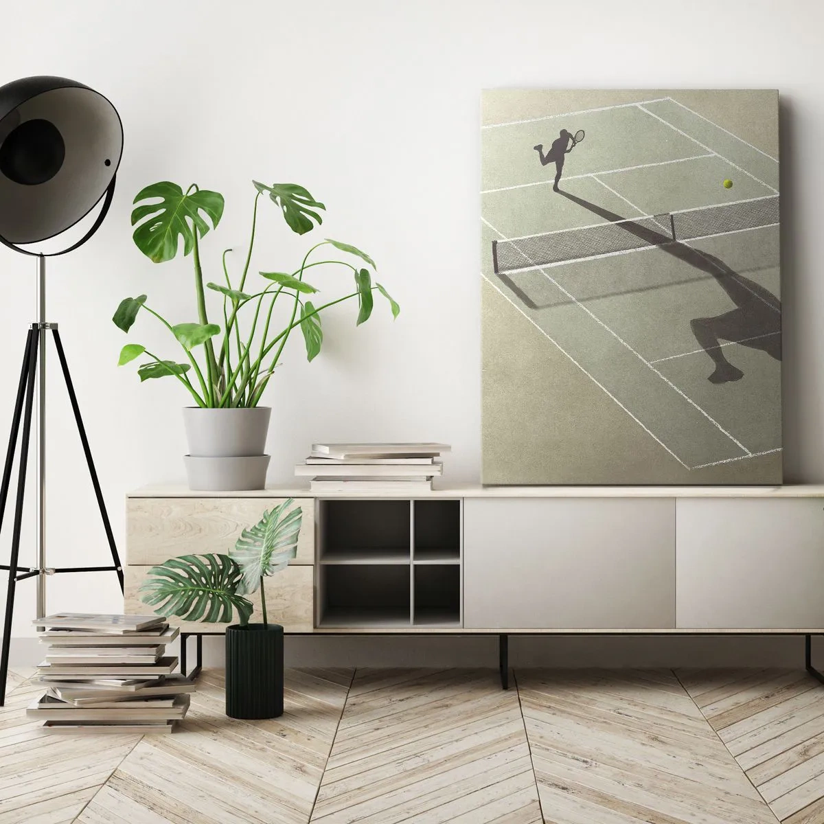 Canvastavla - Bild på duk - Övervinna sig själv - 50x70 cm