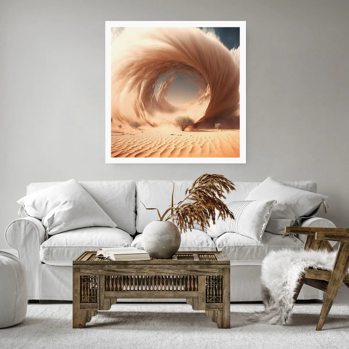 Affisch - Öppen portal - 30x30 cm