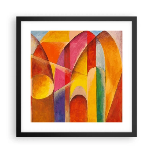 Affisch i svart ram - Solens domkyrka - 40x40 cm