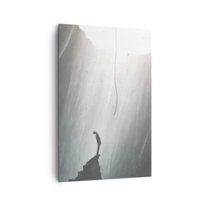 Canvastavla - Bild på duk - Det finns alltid en väg ut - 80x120 cm