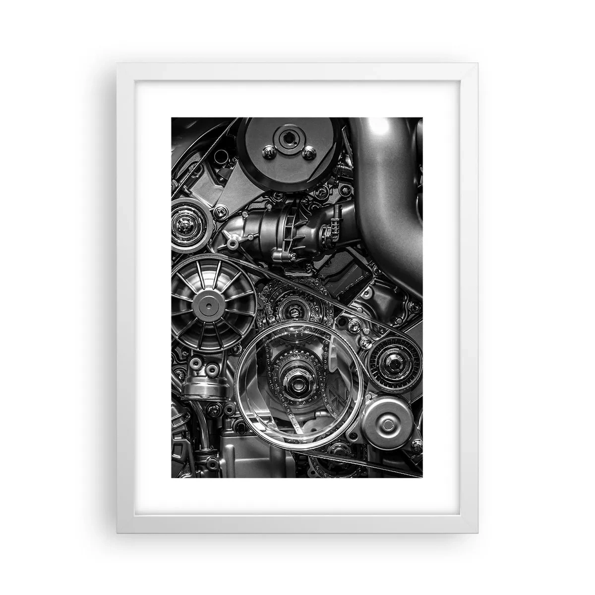 Affisch i vit ram - Mekanikens poesi - 30x40 cm
