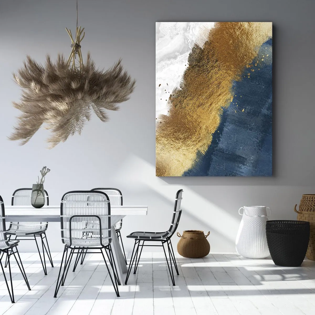 Canvastavla - Bild på duk - Sommarens färger - 45x80 cm