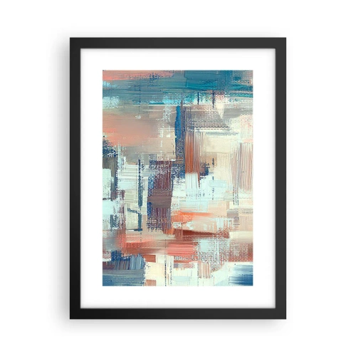 Affisch i svart ram - Att nå ljuset - 30x40 cm