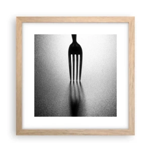Affisch i ram av ljusek - Ljus och skugga - 30x30 cm